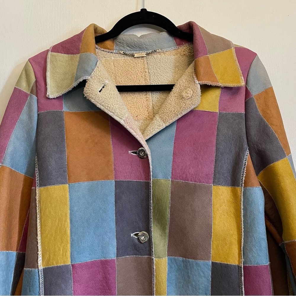 Werner Christ Leather Patchwork Jacket - image 8